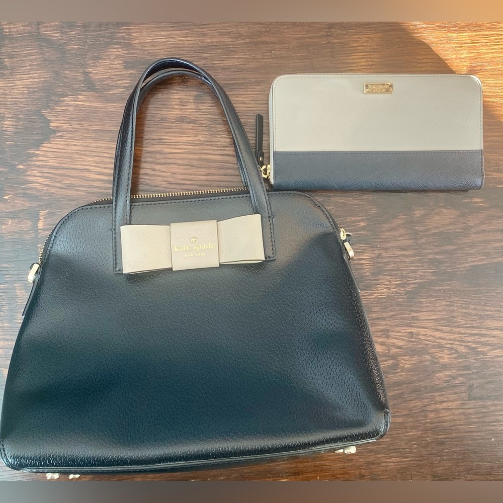 Kate Spade Robinson Street Maise Satchel and Matching Wallet
